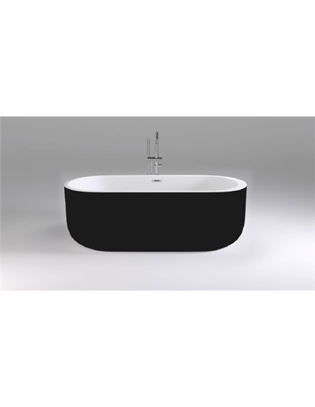 Black&White Acrylic Bath Swan SB109 black - 2