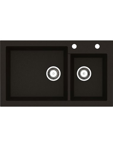 Кухонная раковина Reginox Amsterdam 25 3,5" black silvery - 1