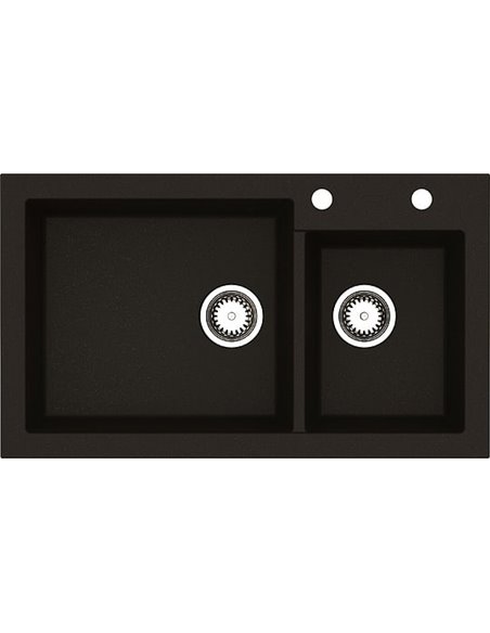 Кухонная раковина Reginox Amsterdam 25 3,5" black silvery - 1