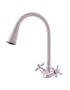 Kitchen faucet with flexible spout and shower MORAVA...