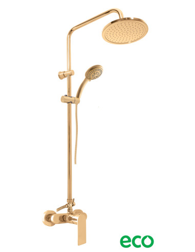 NIL GOLD BRUSHED Shower lever mixers NL182.5/7ZK - 2