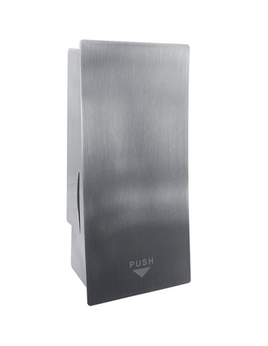 Soap dispenser, 800 ml, stainless steel, matt