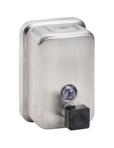 Soap dispenser, 500 ml, stainless steel, matt