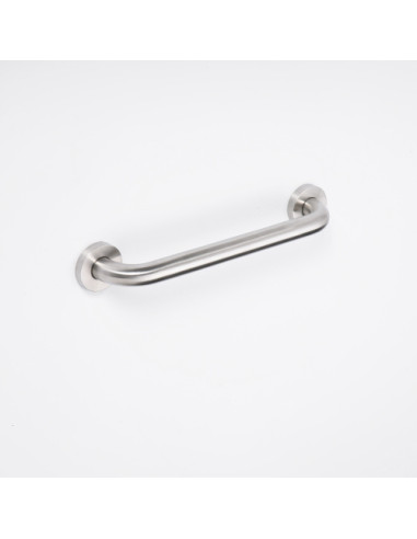 HELP: Grab bar 400 mm, stainless steel, brushed, with cover