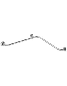 HELP: Shower grab bar, stainless steel, brushed, with cover