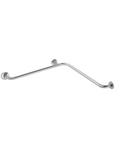 HELP: Shower grab bar, stainless steel, brushed, with cover