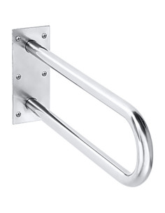 HELP: Grab bar in U shape 600 mm, stainless steel, polished, without cover