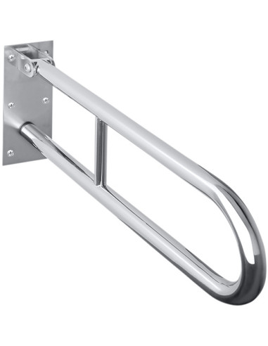 HELP: Folding grab bar in U shape 813 mm, stainless steel, polished, without cover