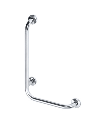 HELP: Wall support grab bar leftward 680 mm, polished, with cover