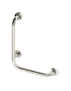 HELP: Wall support grab bar leftward 680 mm, brushed, with cover