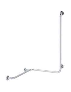 HELP: Shower grab bar with vertical support rightward, polished, with cover