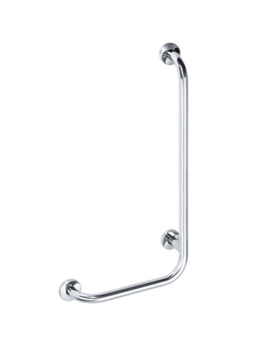 HELP: Wall support grab bar rightward 890 mm, polished, with cover