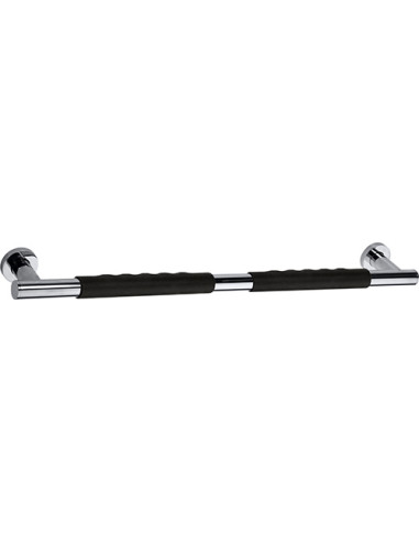 OMEGA: Grab bar, 600 mm, black rubber