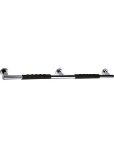 OMEGA: Grab bar 800 mm, black rubber