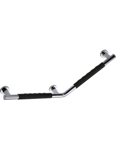 OMEGA: Grab bar angled 135°, right, black rubber