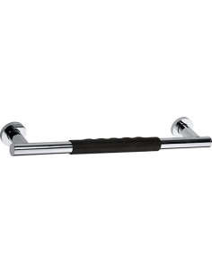 OMEGA: Grab bar, 400 mm, black rubber