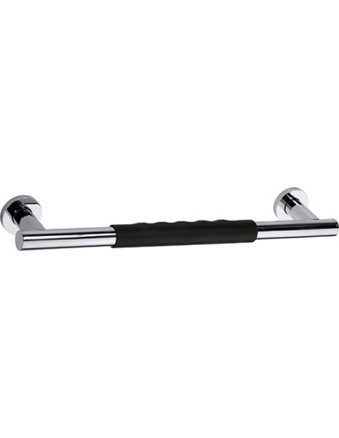 OMEGA: Grab bar, 400 mm, black rubber