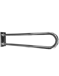 HELP: Grab bar in U shape 750 mm, stainless steel, polished, with cover