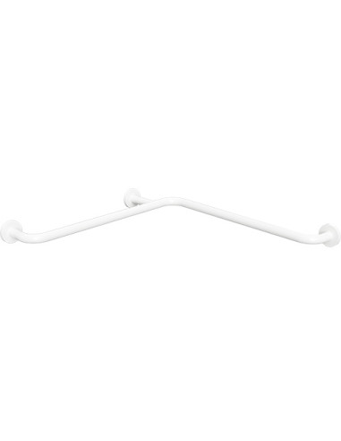 HELP: Shower grab bar, white  with flange cover