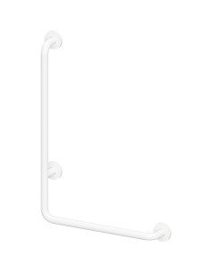 HELP: Wall support grab bar leftward 890 mm, white, with cover