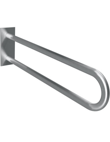 HELP: Grab bar in U shape 813 mm, stainless steel, brushed with cover