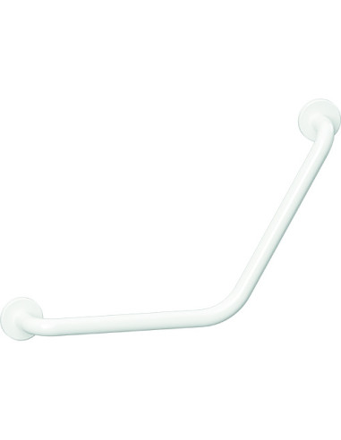 HELP: Angled grab bar  white with cover flange