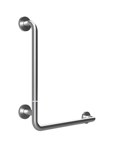 HELP: Foldable wall support grab bar leftward 680 mm, brushed with cover