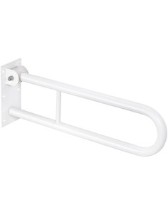 HELP: Folding grab bar with locking 600 mm, white, without cover