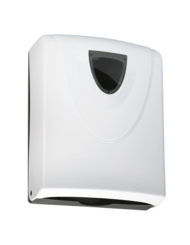 Paper towel dispenser, 315 mm, plastic, white