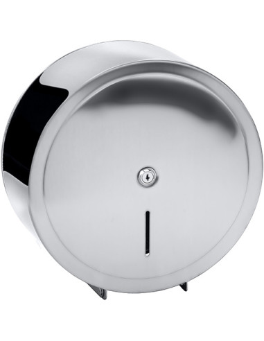 Jumbo-roll toilet paper dispenser, ø 310 mm, polished