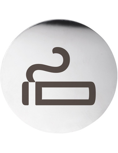 HOME: Pictogram – Smoking, circle, polished