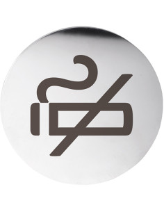 HOME: Pictogram – No smoking, circle, polished