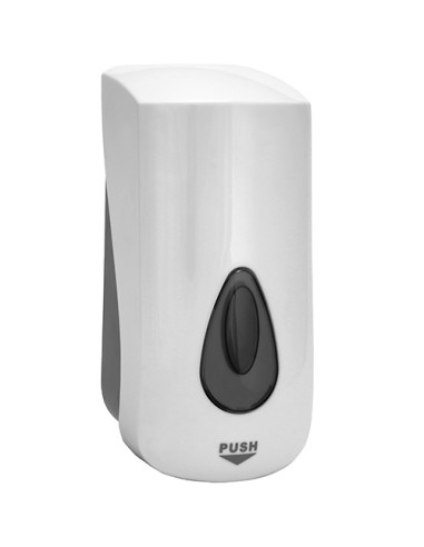 Foam soap dispenser, 1000 ml, plastic, white