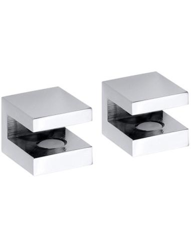 Glass shelf holder (2 pcs.) - 8 mm