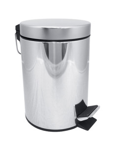 Waste bin, 3 l, stainless steel, polished