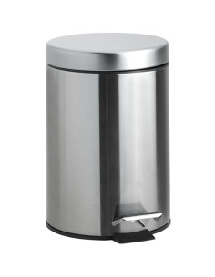 Waste bin, 3 l, stainless steel, matt