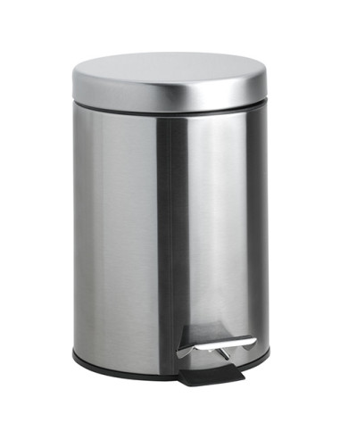 Waste bin, 3 l, stainless steel, matt