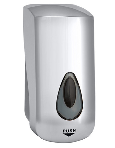 Soap dispenser, 1000 ml, plastic, grey