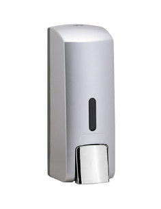 Soap dispenser, 300 ml, plastic, grey