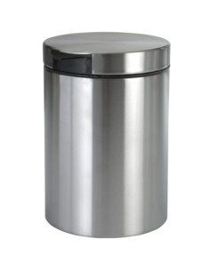 Wall mounted waste bin, 3 l, stainless steel, matt