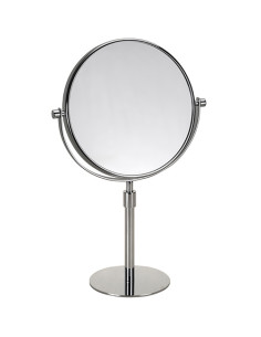 Cosmetic bath mirror Ø 200 mm telescopic