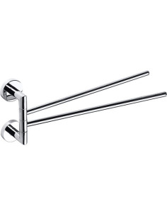 OMEGA: Double swing arm towel holder, 450 mm