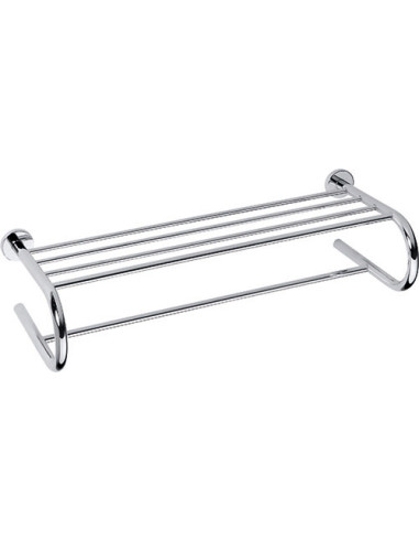 OMEGA: Double towel holder with rail, 600 mm