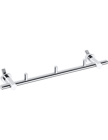 RAWELL: Radiator hanger with hooks, 300 mm, polished