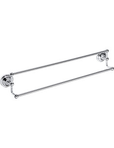 RETRO chrome: Double towel holder, 600 mm