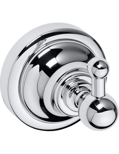 RETRO chrome: Single robe hook