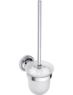 RETRO chrome: Wall mounted toilet brush holder