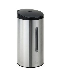 Automatic soap dispenser, 700 ml, stainless steel/plastic, matt