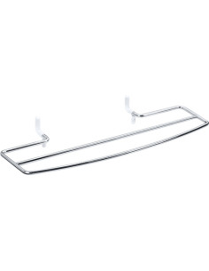 RAWELL: Radiator double towel holder 600 mm, polished