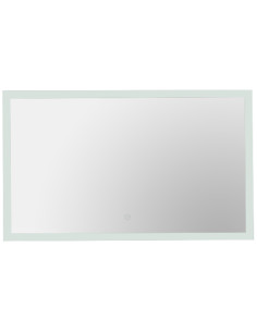 Mirror with LED lighting 1000 x 600 mm, touch sensor